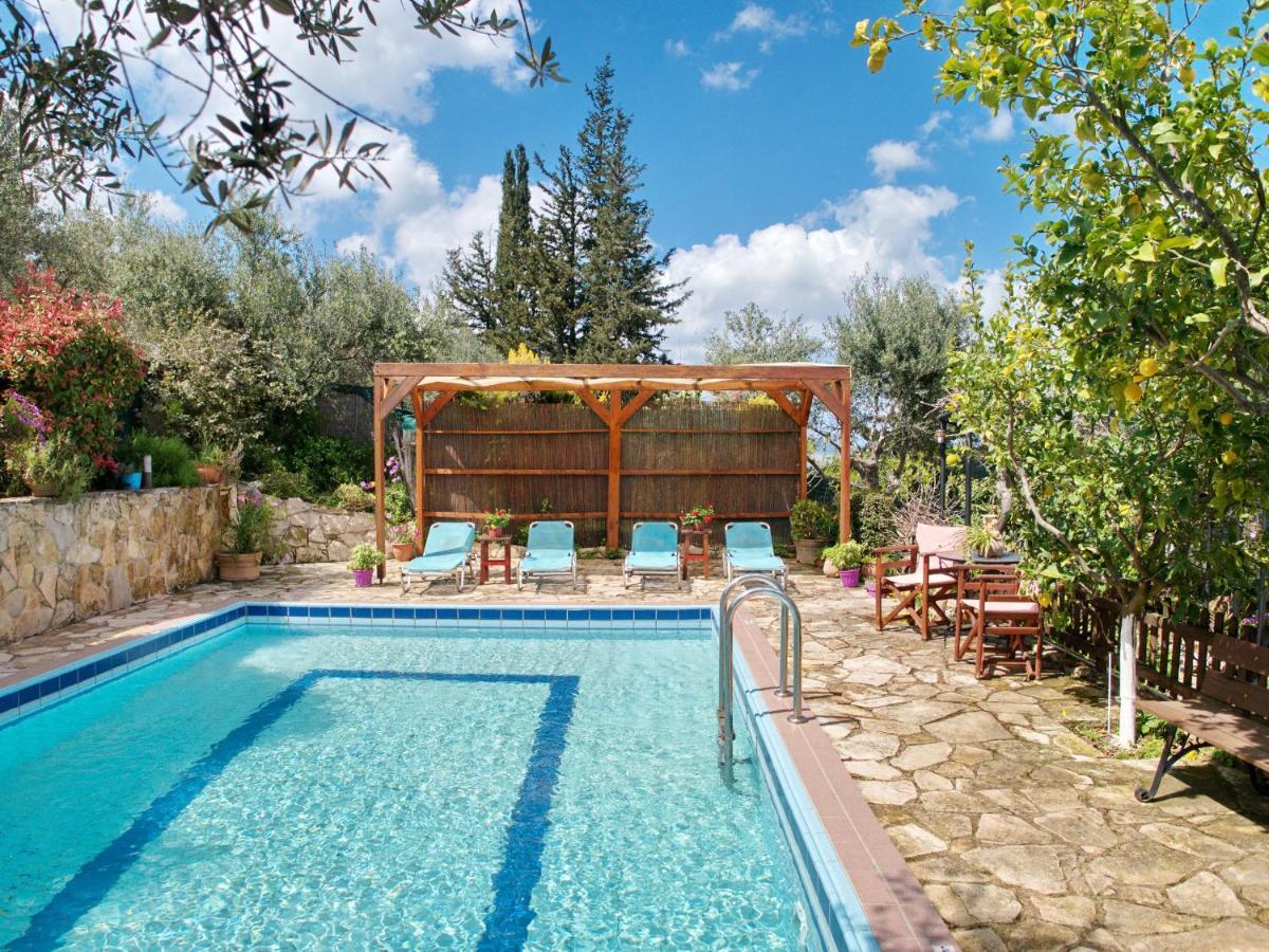 Villa Toula With Pool Nr Armeni Crete Makhairoi Bagian luar foto