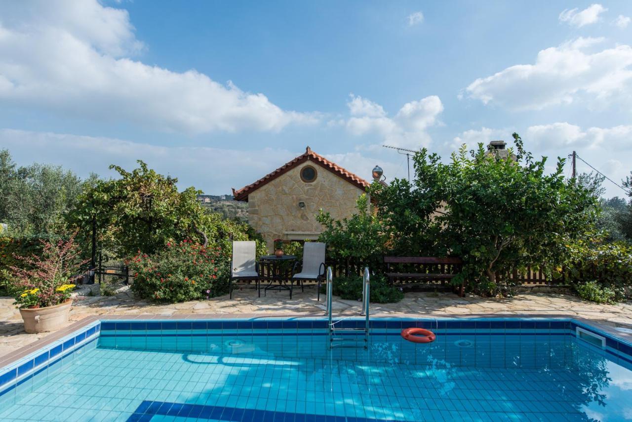 Villa Toula With Pool Nr Armeni Crete Makhairoi Bagian luar foto